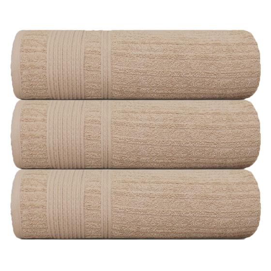 Imagem de Kit com 3 Toalha de Banho Sonata 68x140cm Fio Penteado Appel