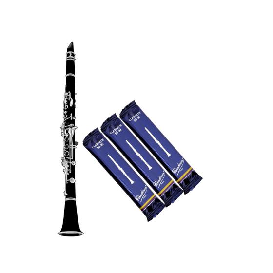 Imagem de KIT COM 3 UNID. PALHETA VANDOREN TRADICIONAL CLARINETE Dureza:1.5