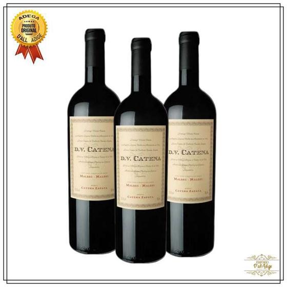 Imagem de Kit com 3 Vinhos Argentinos DV Cat Zapata Malbec Malbec