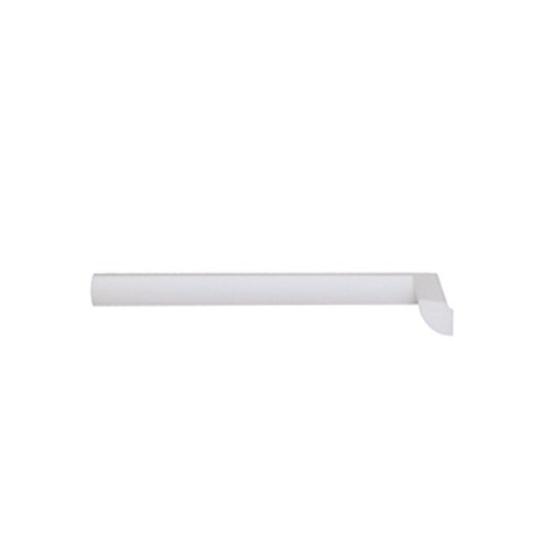 Imagem de Kit com 30 Barras Rodateto de Poliestireno 2,0cm X 20mm Liso 60m