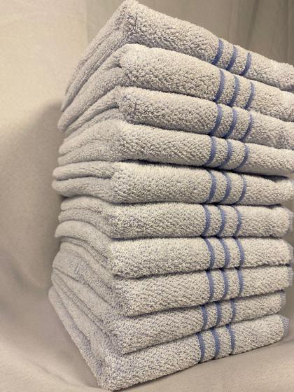 Imagem de Kit com 36 toalhas de rosto - Linha profissional da Santista