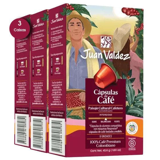 Imagem de Kit Com 3Un Café Juan Valdez Paisaje Cultural 44,8G (8 Caps)