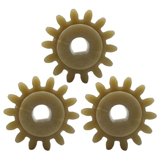 Imagem de Kit com 3un Engrenagem Coroa Nylon da Caixa de Transmissão Compatível com Varredeira WAP W700