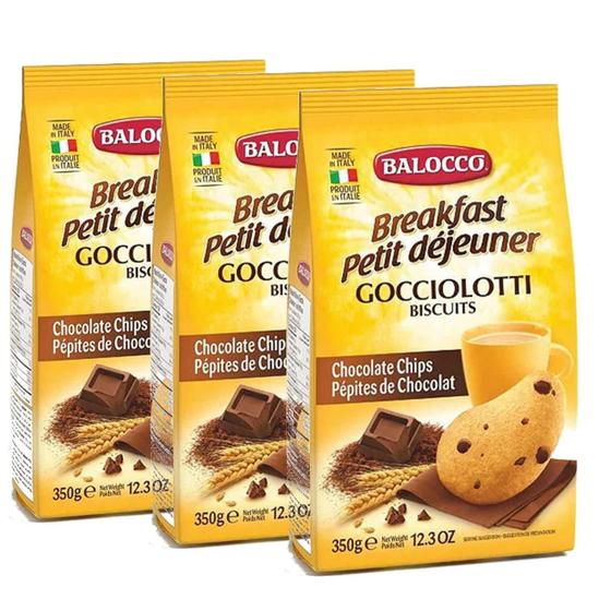 Imagem de Kit Com 3Und Biscoito Gocciolotti Balocco 350G