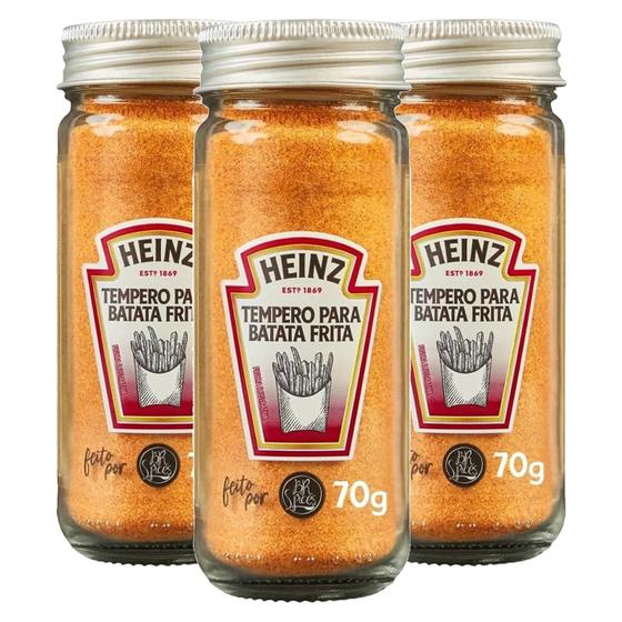 Imagem de Kit Com 3Und Tempero Para Batata Frita Heinz 70G