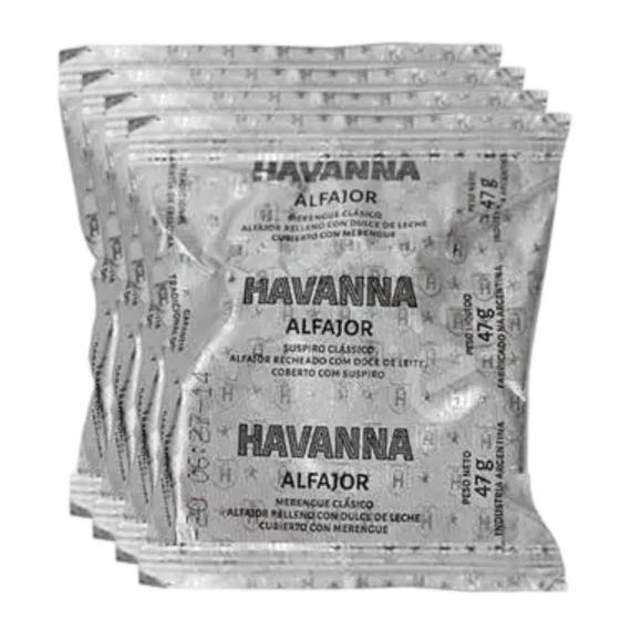 Imagem de KIT COM 4 - Alfajor Havanna Solito Merengue com Doce de Leite 47g