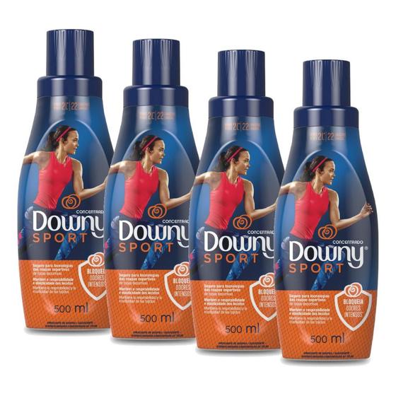 Imagem de Kit com 4 Amaciante Downy Sport Odor Block 500ml