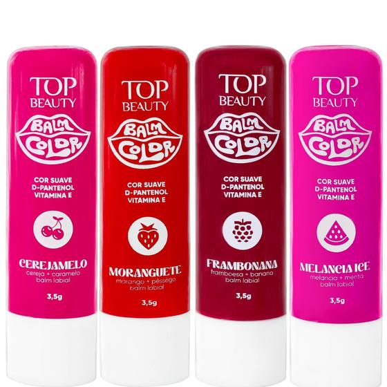 Imagem de Kit com 4 Balm Color Top Beauty