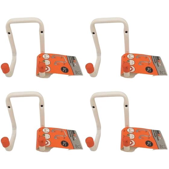 Imagem de Kit Com 4 Bestfer Suporte De Aço Parede Compacto Multiuso Aguenta 30kgt Top BFH1643