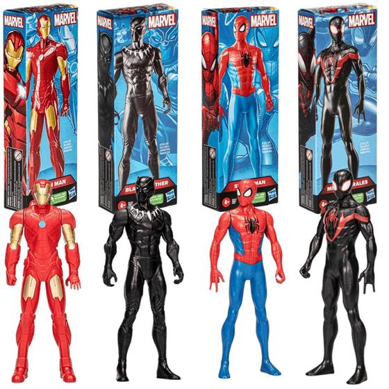 Imagem de Kit com 4 Bonecos Vingadores Marvel Expression Hasbro