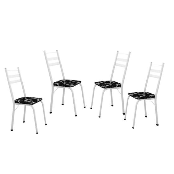 Imagem de Kit Com 4 Cadeiras De Aço Carbono Ferrara