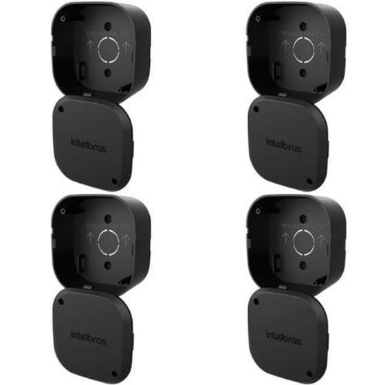Imagem de Kit Com 4 Caixas De Proteção Vbox 1100 E Intelbras Passagens De Fios