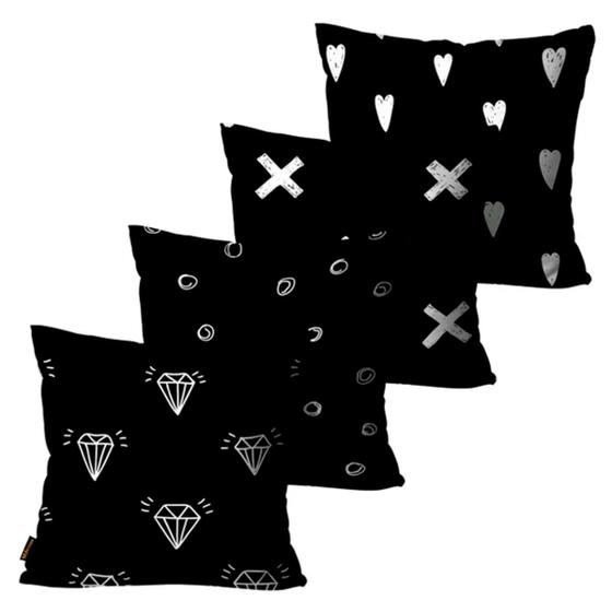 Imagem de Kit Com 4 Capas de Almofadas Mdecore 45x45 Alta Definição