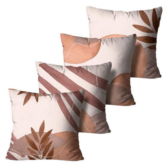 Imagem de Kit Com 4 Capas de Almofadas Mdecore 45x45 Alta Definição