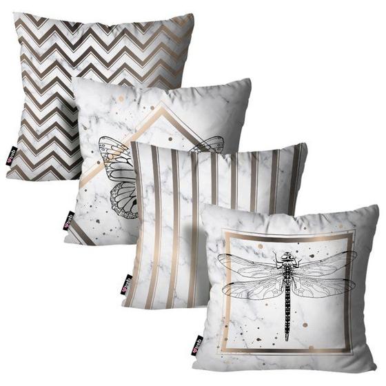 Imagem de Kit Com 4 Capas de Almofadas Mdecore 45x45 