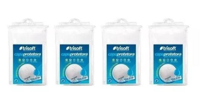 Kit Com 4 Capas Protetoras Para Travesseiro Percal 200 Fios! Menor preço em Kit Com 4 Capas Protetoras Para Travesseiro Percal 200 Fios!