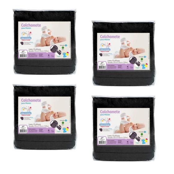 Kit com 4 Colchonetes Lavaveis Para Carrinho - Fibrasca Imagem de Kit com 4 Colchonetes Lavaveis Para Carrinho