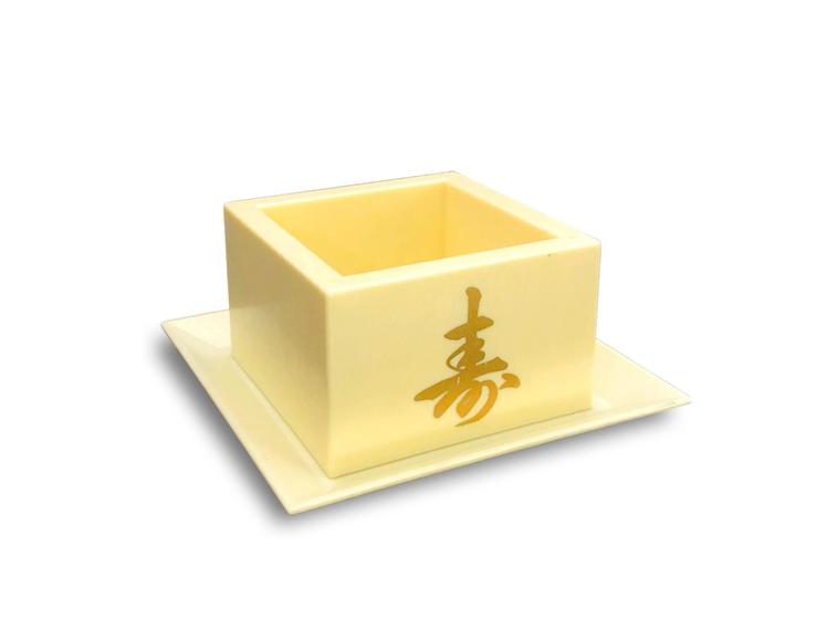 Imagem de Kit Com 4 Copos Sake Massu Saque Japonês 150Ml Creme