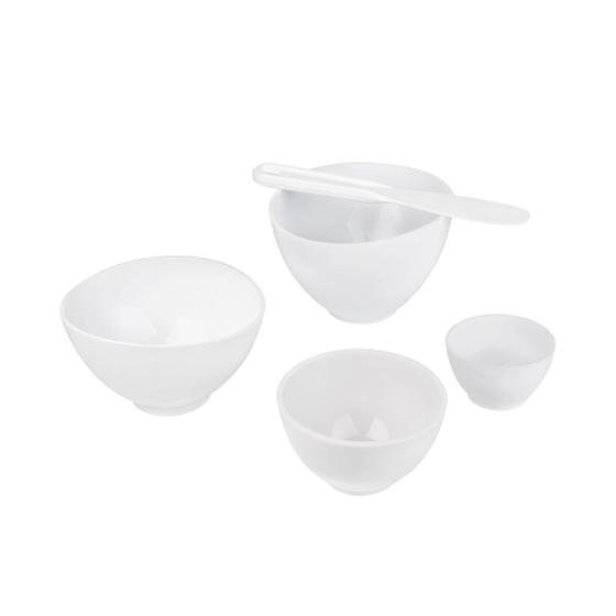 Imagem de Kit com 4 cubetas e 1 espátula