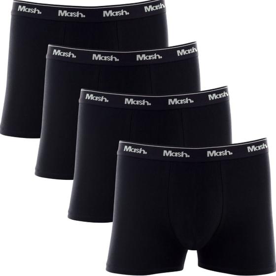Imagem de Kit Com 4 Cuecas Boxer Mash Algodão Cotton Masculino