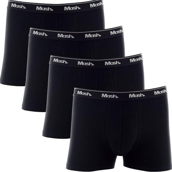 Imagem de Kit Com 4 Cuecas Boxer Mash Algodão Cotton