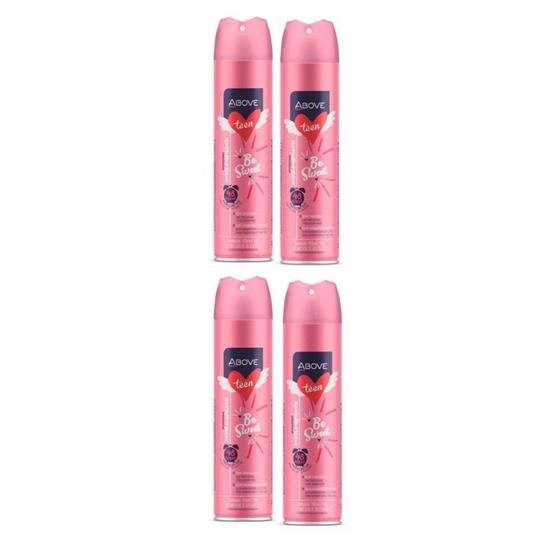 Imagem de Kit com 4 Desodorante Above Teen Be Sweet 150ml