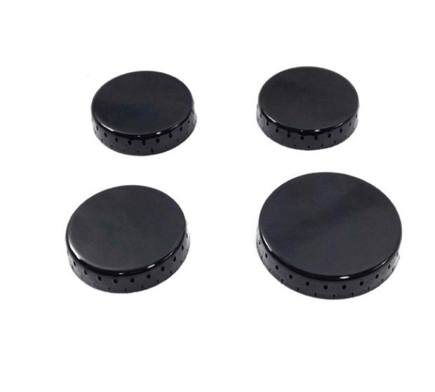 Imagem de Kit com 4 Espalhadores Tampinha Queimador do Fogão Dako Supreme Luna Lumiere