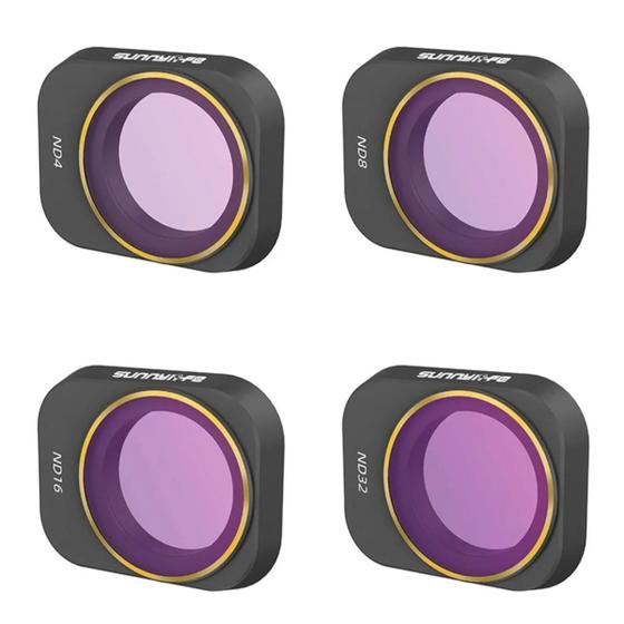 Imagem de Kit com 4 Filtros ND 4/8/16/32 para Drone DJI Mini 3 e 3 Pro