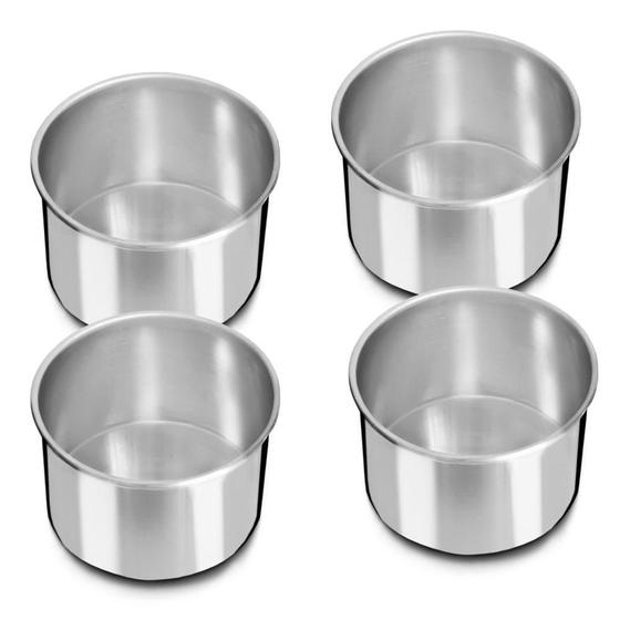 Imagem de Kit Com 4 Formas Redondas Para Bolo - 15X10Cm