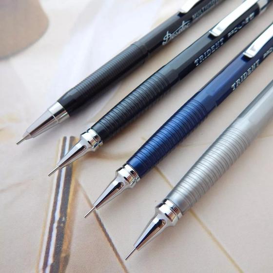Kit com 4 lapiseiras técnicas profissional trident Menor preço em Kit com 4 lapiseiras técnicas profissional trident