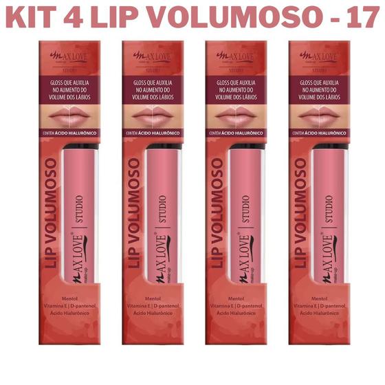 Imagem de Kit Com 4 Lip Volumoso Cor 17