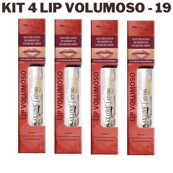 Imagem de Kit Com 4 Lip Volumoso Cor 19