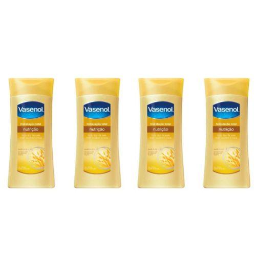 Imagem de Kit com 4 Loção Hidratante Vasenol Hidratação Total 400ml