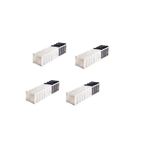 Imagem de Kit Com  4 Organizadores de Gaveta 11 Nichos 10x40x10