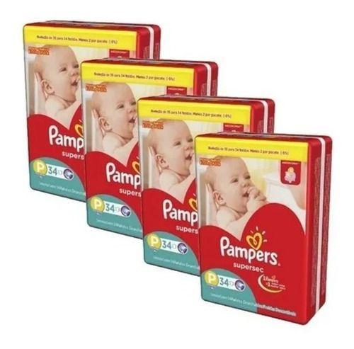 Kit Com 4 Pacotes Fraldas Pampers Atacado Menor preço em Kit Com 4 Pacotes Fraldas Pampers Atacado