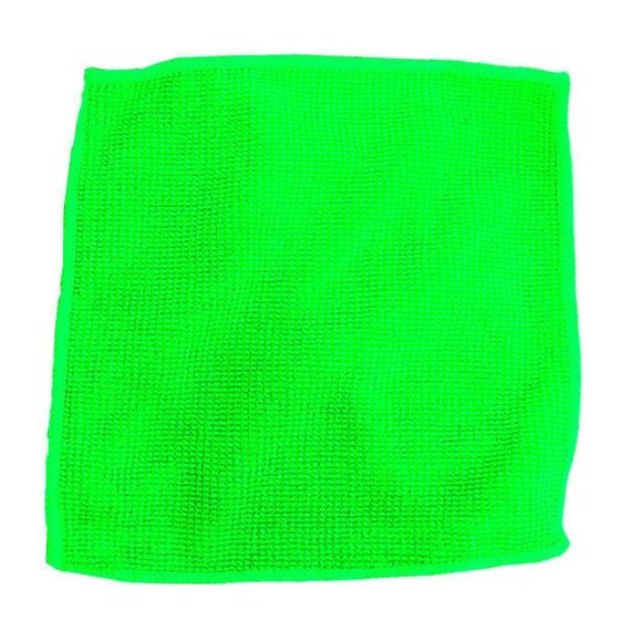 Imagem de Kit Com 4 Panos Em Microfibra Multiuso Cor Verde Claro 30X30