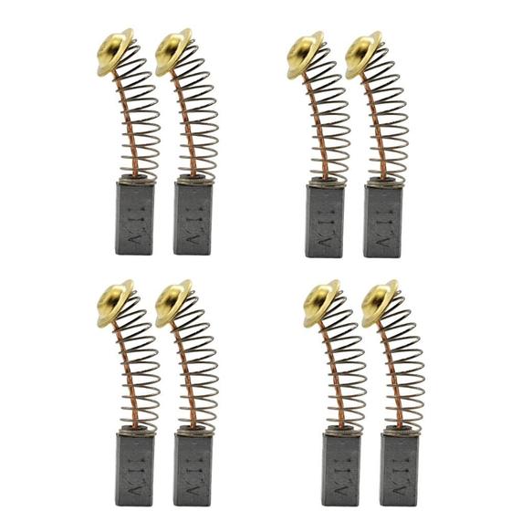 Imagem de Kit com 4 pares de Escova Carvão para Martelete Vonder MPV840 e DWT MPD840 9310840081