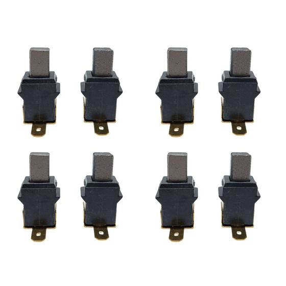 Imagem de Kit com 4 pares Escova Carvão Compatível com Lixadeira Orbital WAP ELO250