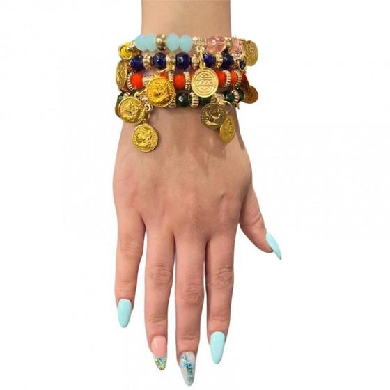 Imagem de Kit Com 4 Pulseiras Ciganas Umbanda Candomblé