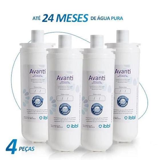 Imagem de Kit com 4 Refil Filtro IBBL Avanti Girou Trocou 10610078