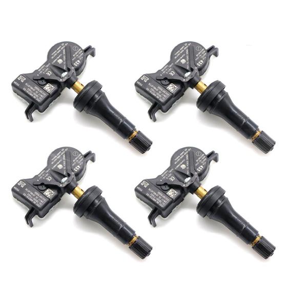 Kit com 4 Sensor de Pressão de Pneu tpms Renegade Toro Compass Chrysler Dodge 68313387AB com bico Menor preço em Kit com 4 Sensor de Pressão de Pneu tpms Renegade Toro Compass Chrysler Dodge 68313387AB com bico