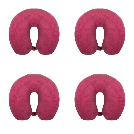 Imagem de Kit com 4 Travesseiro de Pescoço Para Viajar