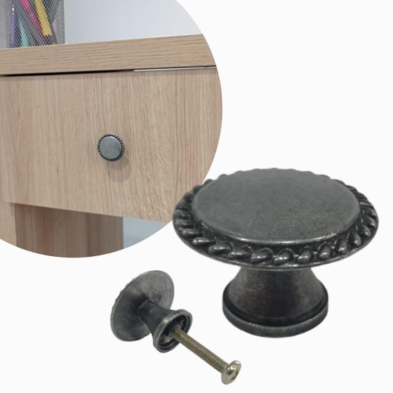 Imagem de Kit com 4 unidades de botão para decoração de móveis