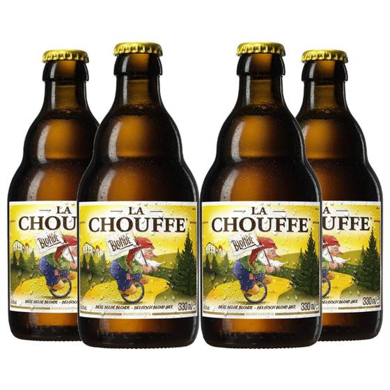 Imagem de Kit Com 4Un Cerveja Belga La Chouffe 330Ml