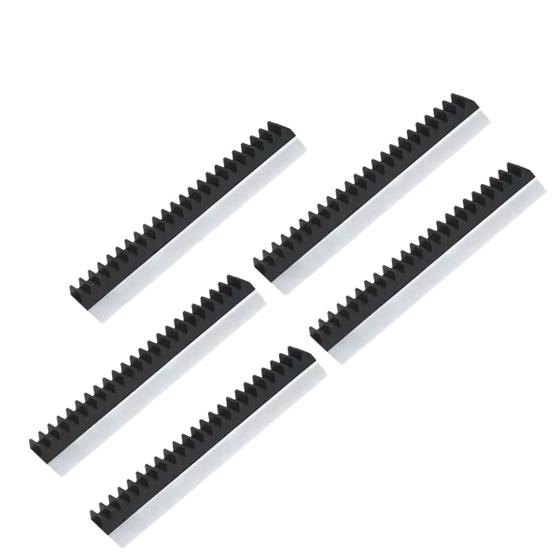 Imagem de Kit com 5 barras de cremalheira ppa p/ motor  linha pop 50cm