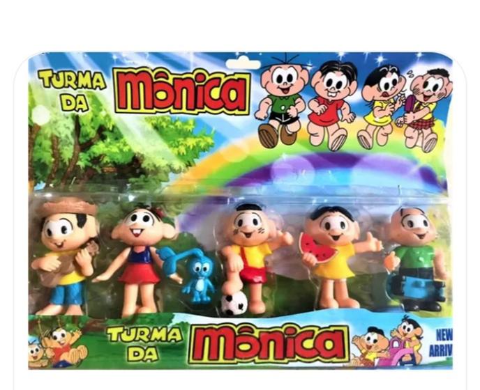 Kit com 5 bonecos turma da monica Brinquedo Infantil - Collection ...