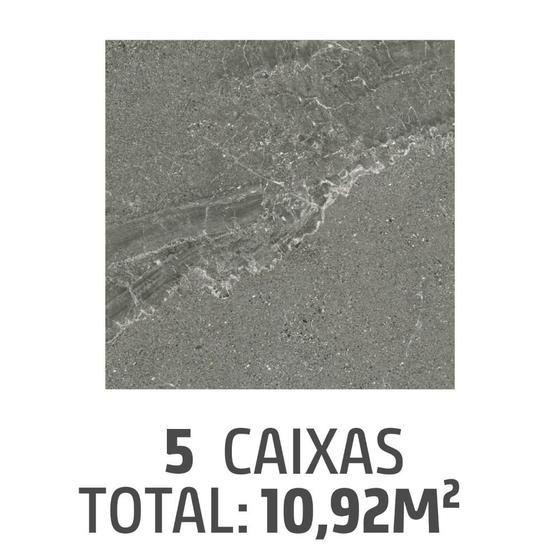 Kit com 5 Caixas de Piso Inout Phd70770R 74x74 Retificado Caixa 2,19m² ...