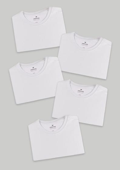 Imagem de Kit Com 5 Camisetas Masculinas Básicas