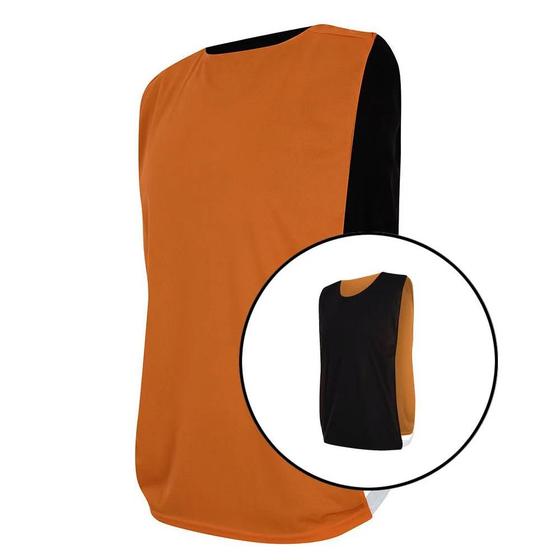 Imagem de Kit com 5 Coletes Dupla Face TRB Laranja e Preto
