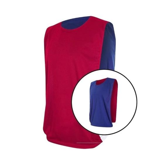 Imagem de Kit com 5 Coletes Dupla Face TRB Vermelho e Azul